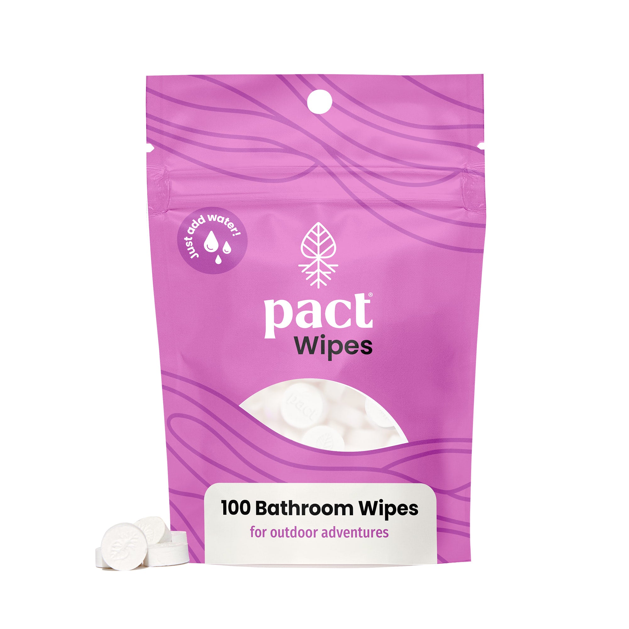 PACT Bathroom Wipes (100-Pack)