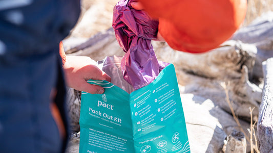 PACT Pack Out Kit WAG bag for packing out human waste in the backcountry