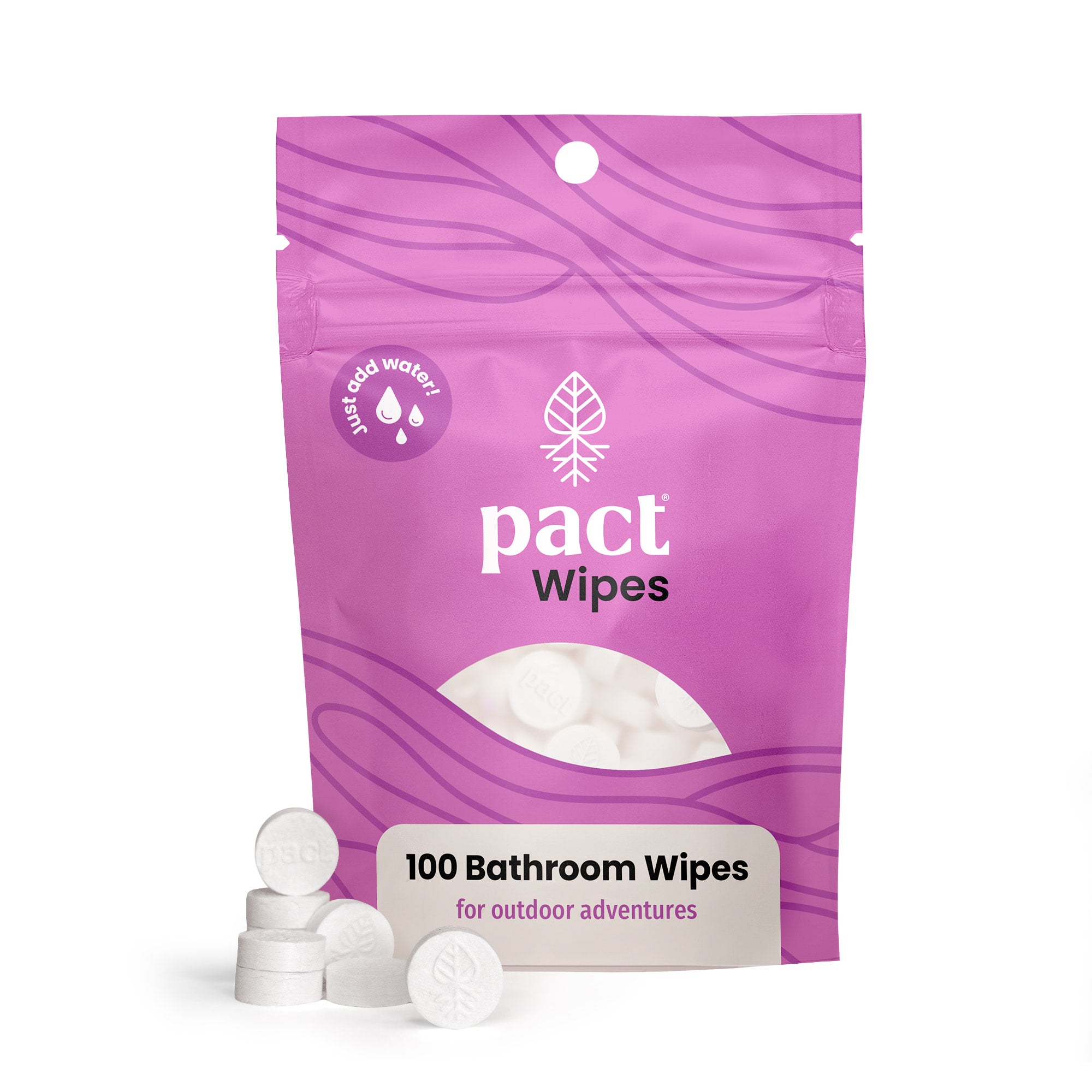 PACT Bathroom Wipes (100-Pack)